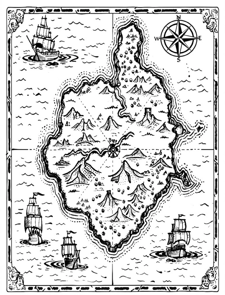 schatzkarte-mit-schiffen-und-bergen