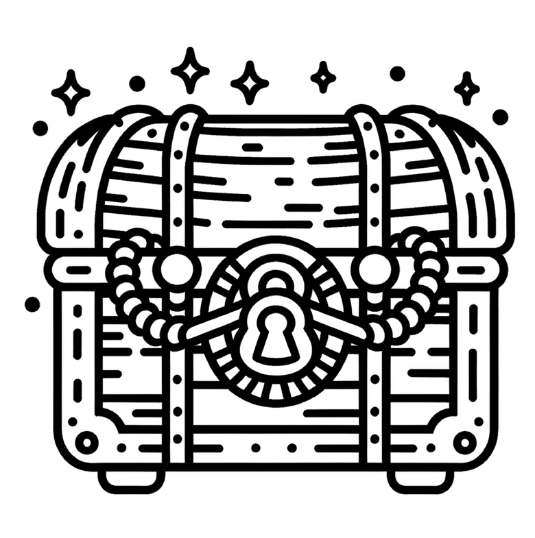 schatztruhe-ausmalvorlage-kreativgestalten