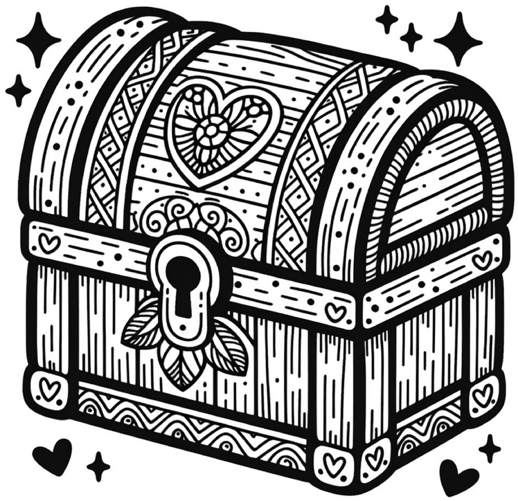 schatztruhe-malen-fuer-kinder