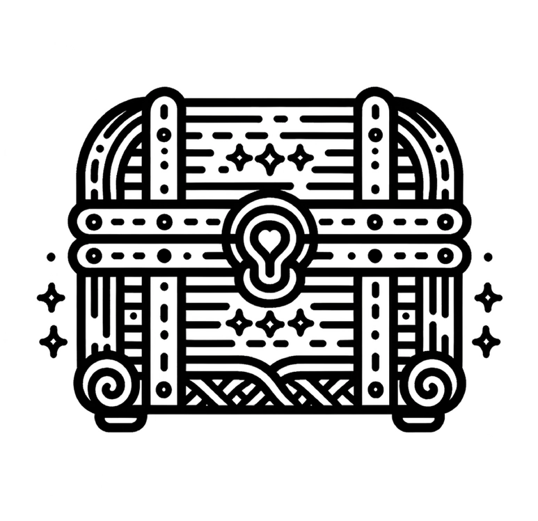 schatztruhe-malvorlage-ausmalbild