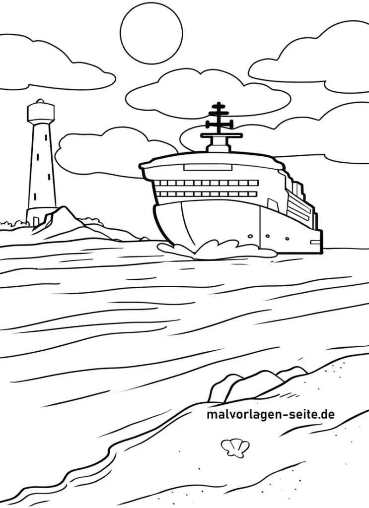 schiff-leuchtturm-kuestenlandschaft
