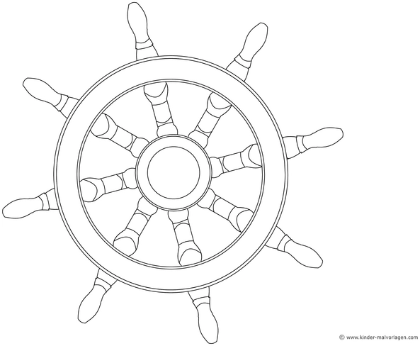 schiffsteuerrad-malen-kreative-ausmalvorlage