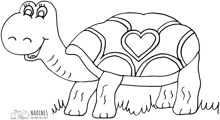 schildkroete-mit-herz-ausmalvorlage