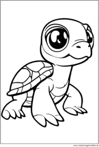 schildkroete-niedlich-ausmalen