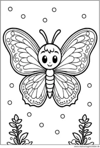 schmetterling-mit-gesicht-ausmalvorlage