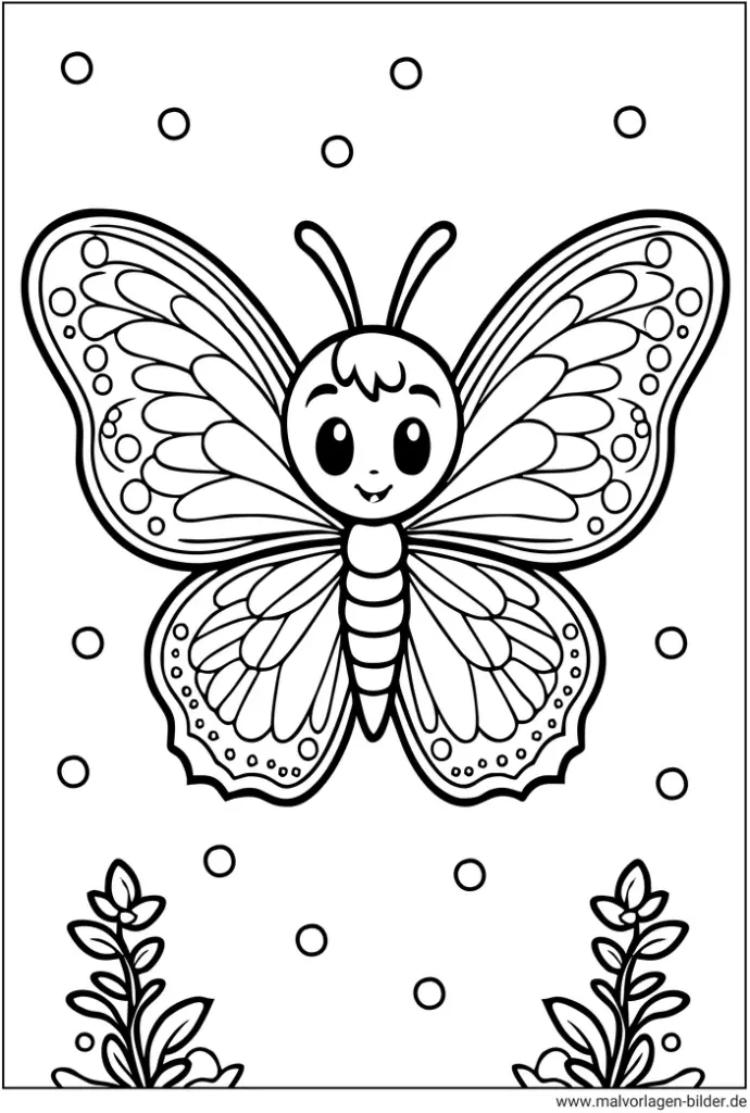 schmetterling-mit-gesicht-ausmalvorlage