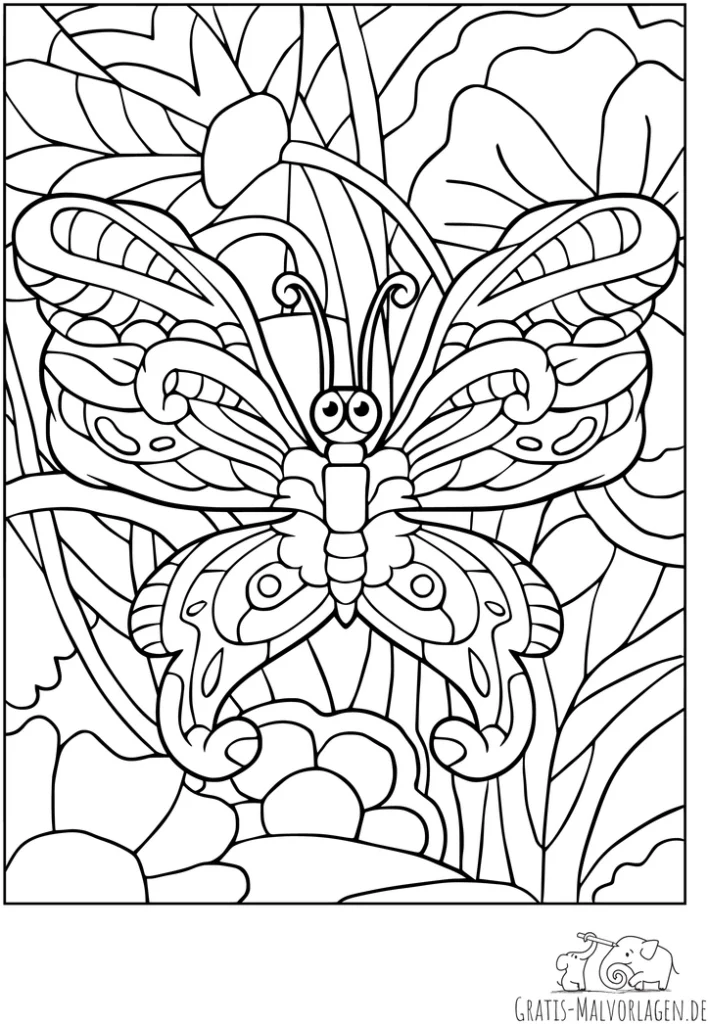 schmetterling-runde-fluegel-und-blumen