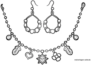 schmuckrahmen-halskette-ohrringe-ausmalvorlage