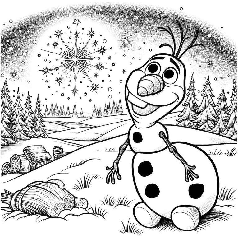 schneefigur-im-winter-mit-sternen