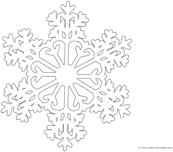 schneeflocke-ausmalvorlage-winter kreativ