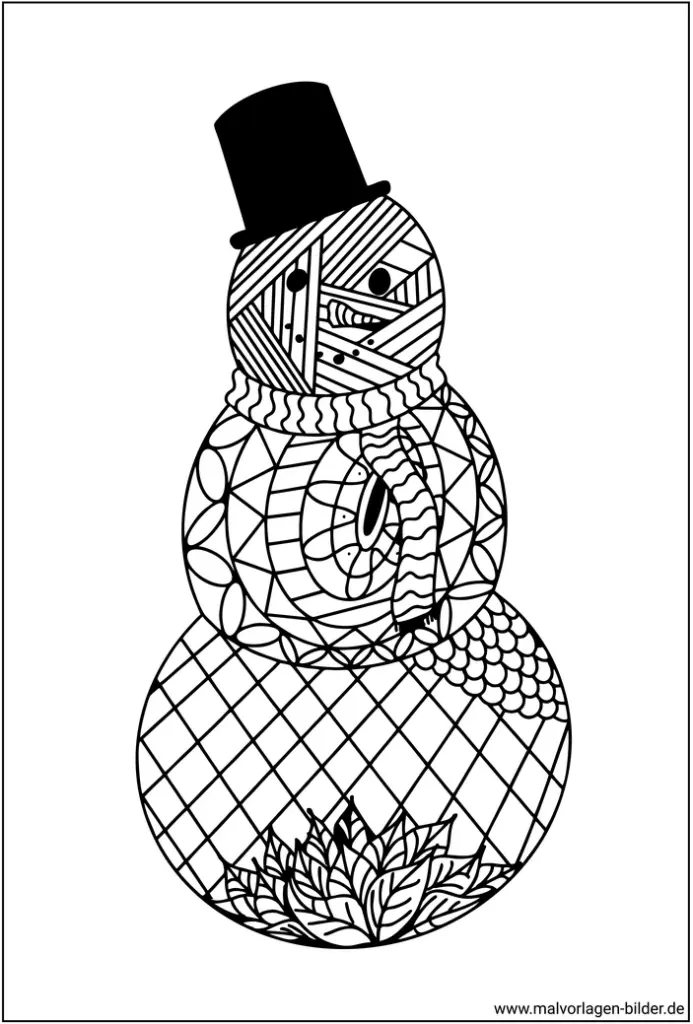 schneemann-ausmalvorlage-fuer-kinder-und-erwachsene