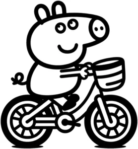 schweinchen-auf-fahrrad-ausmalvorlage