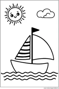 segelboot-sonne-malen-nach-zahlen