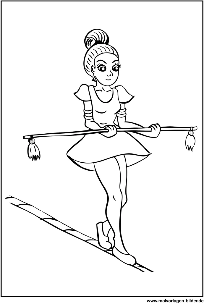seiltaenzerin-ausmalvorlage