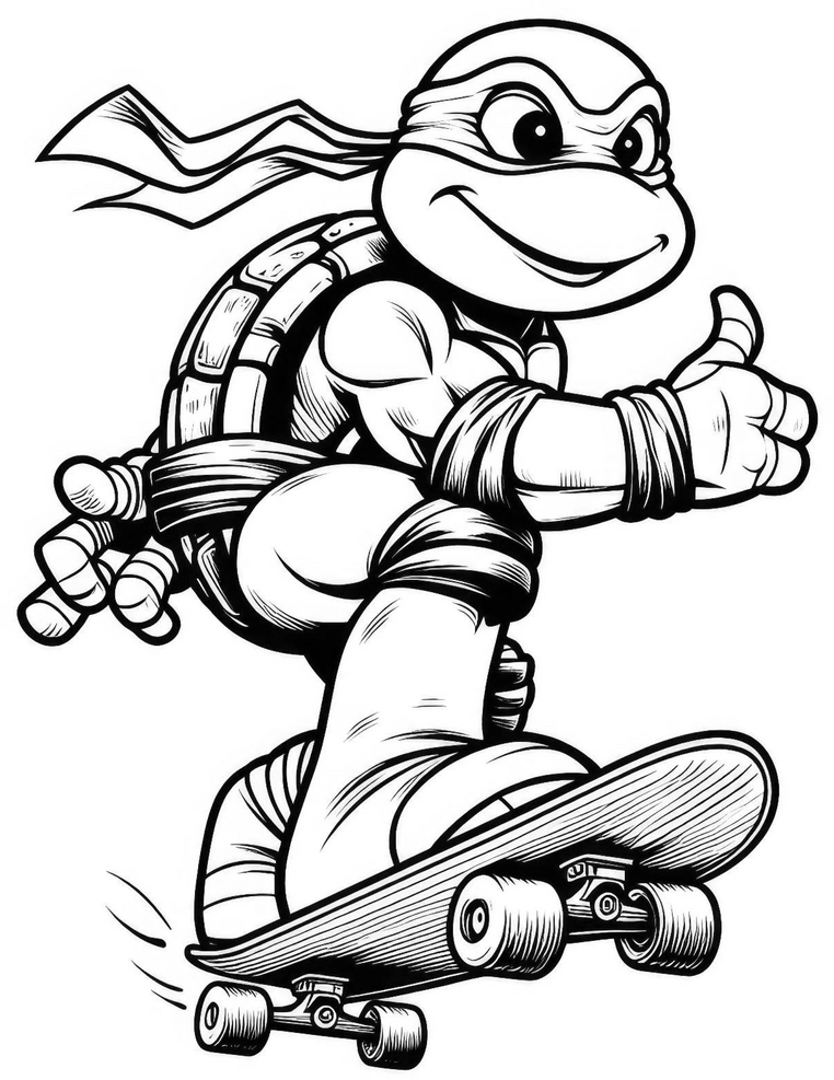 skateboarder-mit-daumen-hoch-ausmalbild