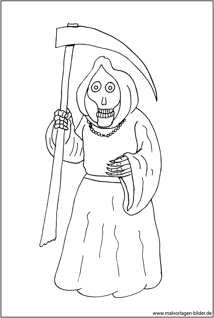 skelett-mit-sense-halloween-ausmalvorlage