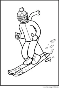 skifahrer-im-winter-malen
