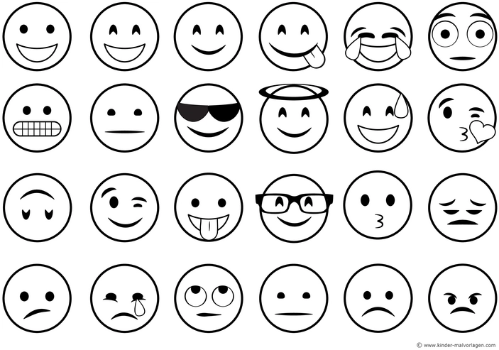 smiley-gesichter-ausmalen-vorlage