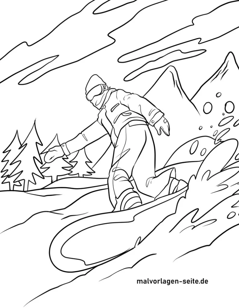 snowboarder-in-winterlandschaft