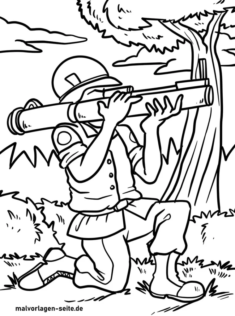 soldat-mit-panzerfaust-in-der-natur