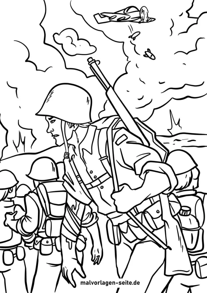 soldaten-im-militaerkontext-ausmalvorlage