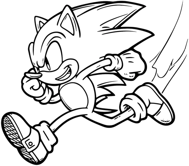 sonic-der-schnelle-igel-ausmalvorlage