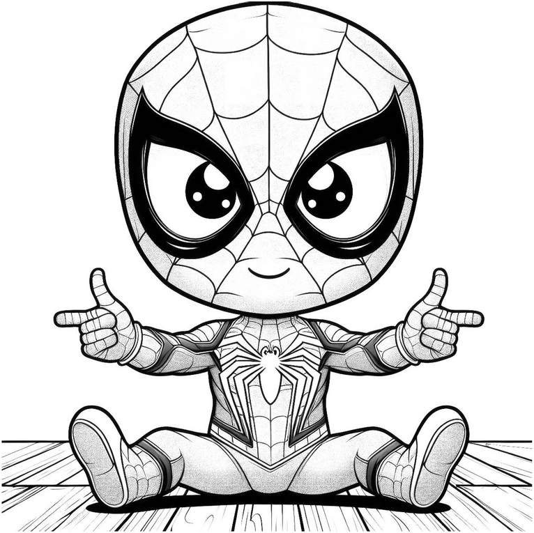 spider-man-chibi-malvorlage-ausmalbild