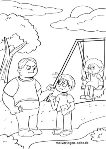 spielplatz-szene-mit-kindern-malvorlage