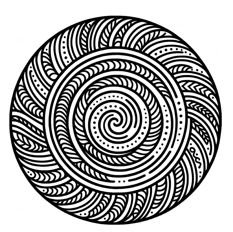 spiralförmiges-muster-ausmalvorlage-kreativ