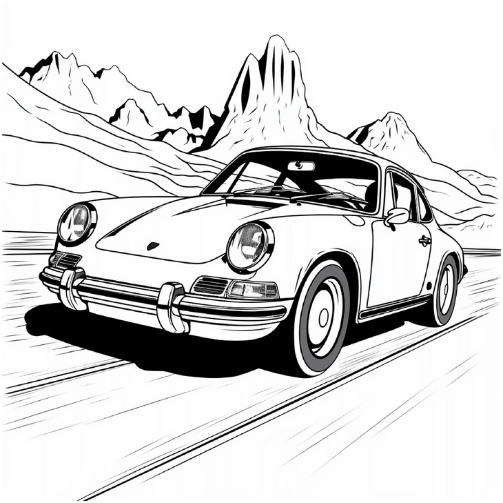 sportliches-auto-in-der-landschaft