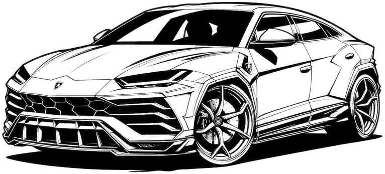 sportliches-fahrzeug-ausmalvorlage