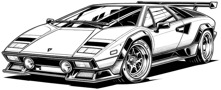 sportwagen-ausmalvorlage-kreatives-malen
