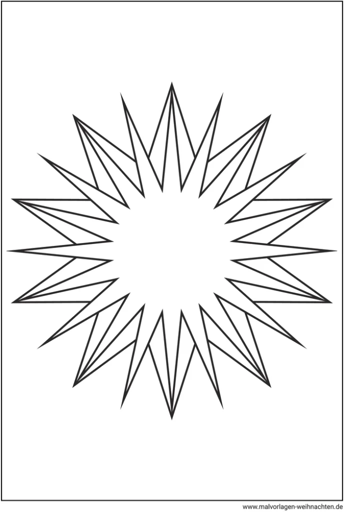 stern-mit-vielen-zacken-ausmalvorlage