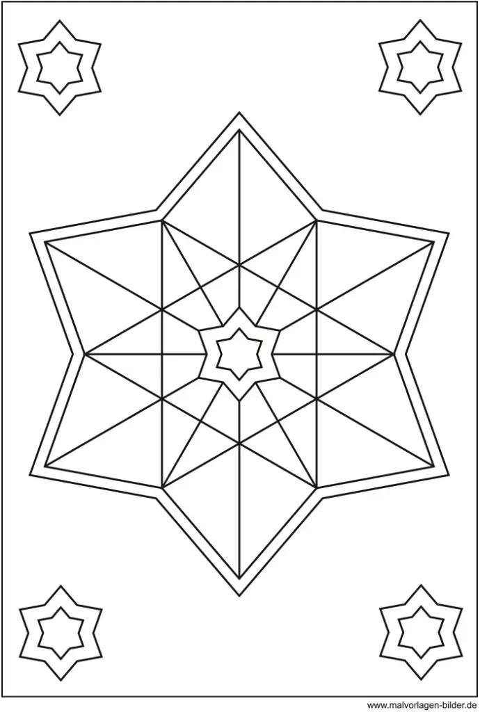 stern-zum-ausmalen