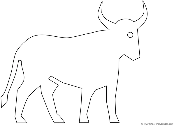 stier-malvorlage-ausmalen
