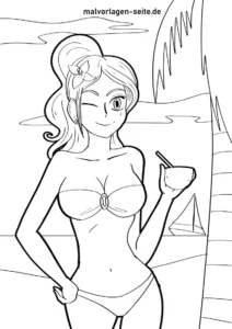 strandmaedchen-mit-drink-und-palmen