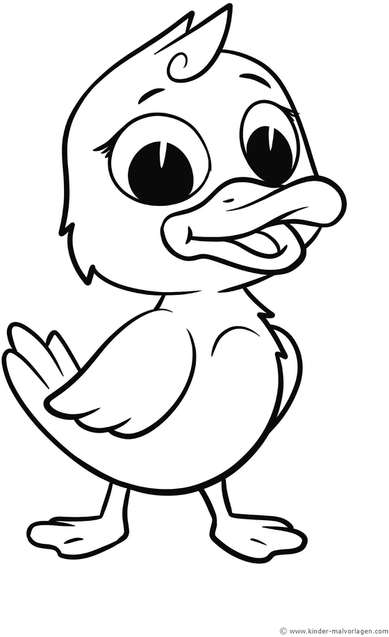suesse-ente-ausmalvorlage