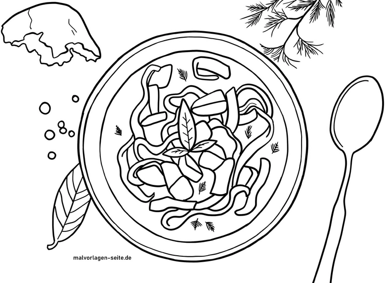 suppe-mit-kraeutern-und-loeffel