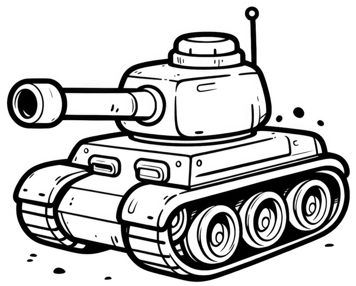 tank-ausmalvorlage-fuer-kinder