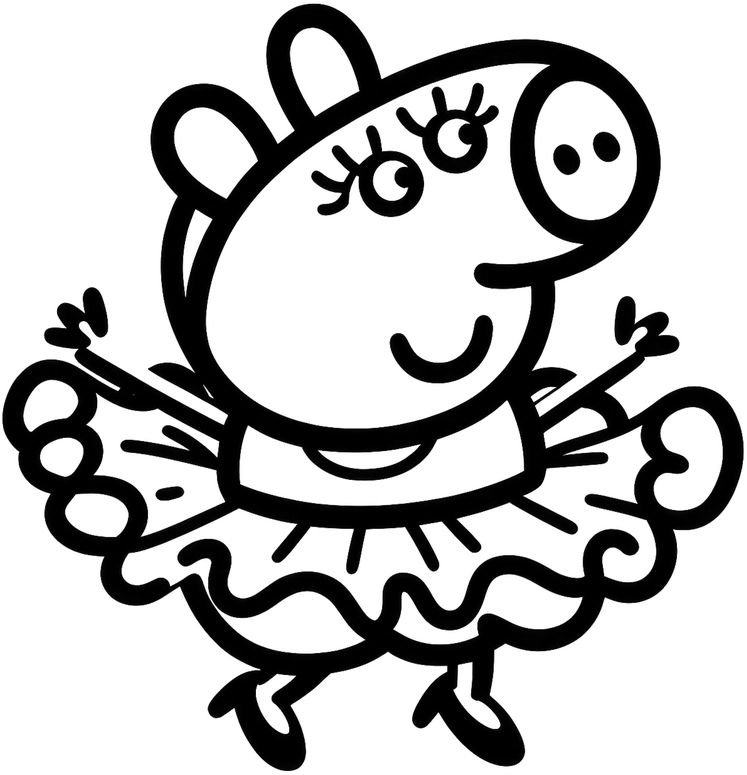 tanzendes-schweinchen-im-tutu-ausmalvorlage