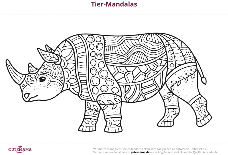 tier-mandala-nashorn-ausmalvorlage