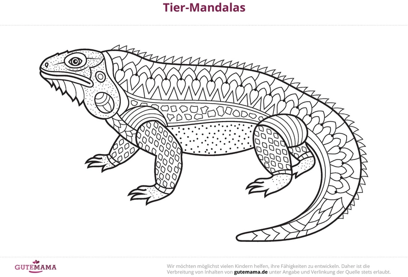 tier-mandala-reptilien-ausmalvorlage