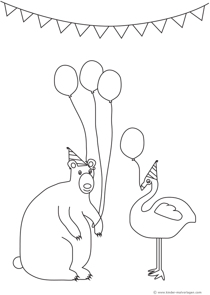 tiergeburtstagsparty-mit-bear-und-flamingo