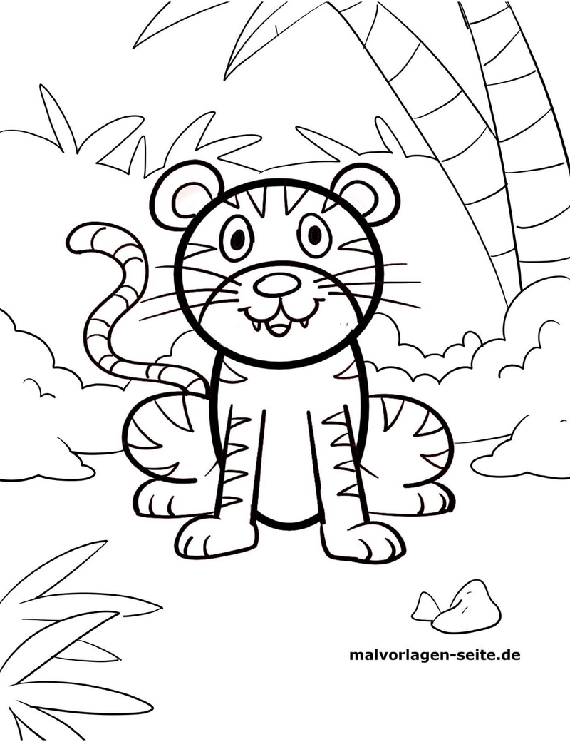 tiger-im-dschungel-malvorlage
