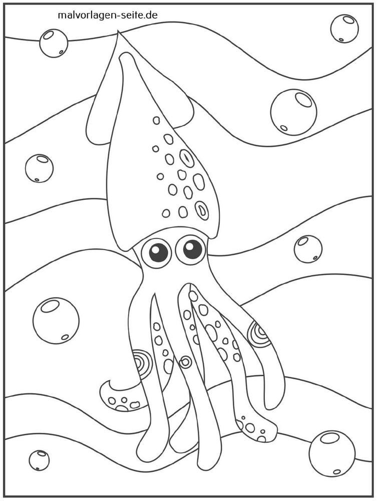 tintenfisch-in-bunter-unterwasserwelt