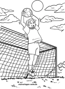 torhueterin-im-fussballspiel-mit-ball