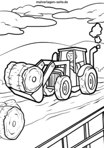 traktor-heuballen-ausmalvorlage