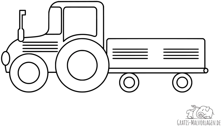 traktor-mit-anhaenger-ausmalvorlage