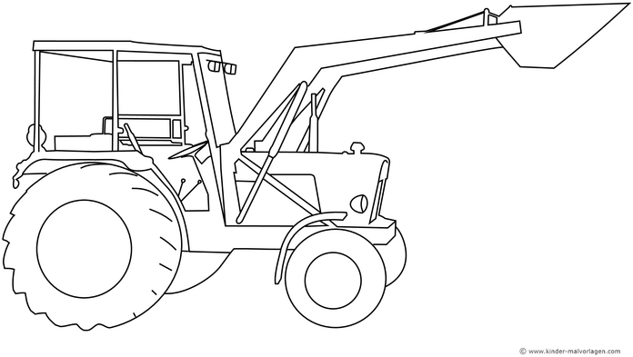 traktor-mit-schaufel-ausmalvorlage