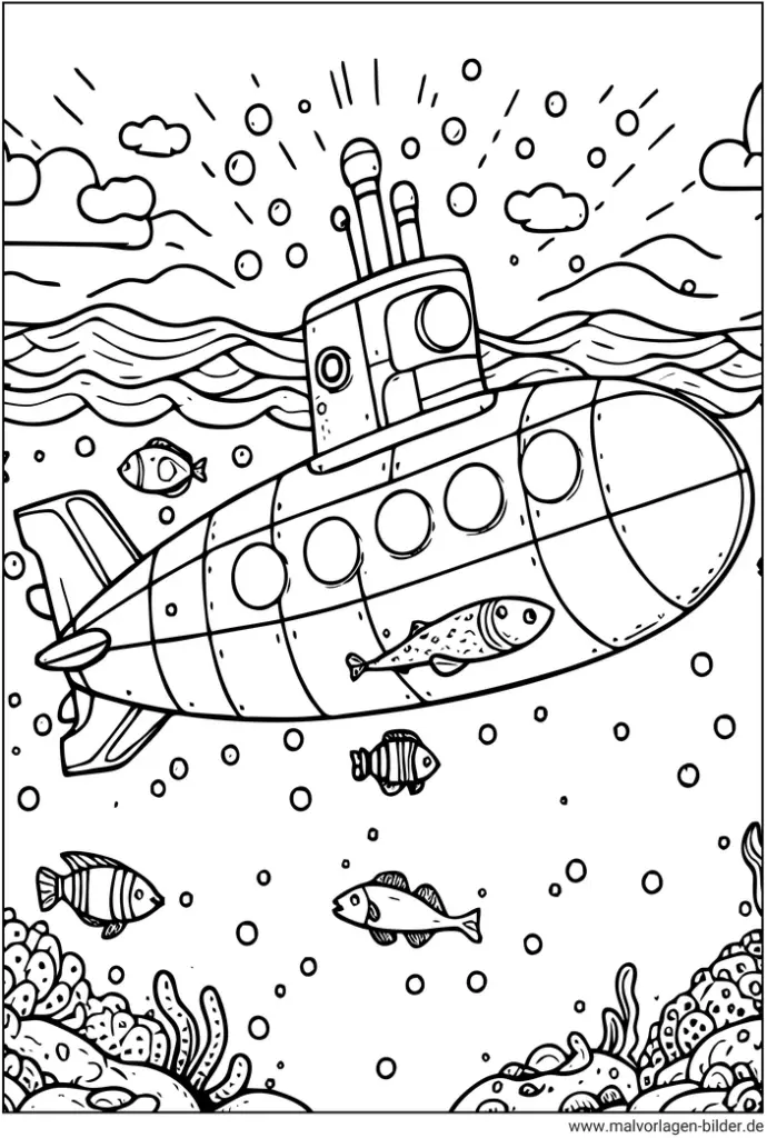 u-boot-im-meer-ausmalen